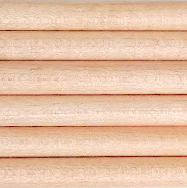 Hard Rock Maple - 6 Shafts - Hardwood Arrow Shafts - 11/32" Diameter - Spine 55-60# - 500-550 grains