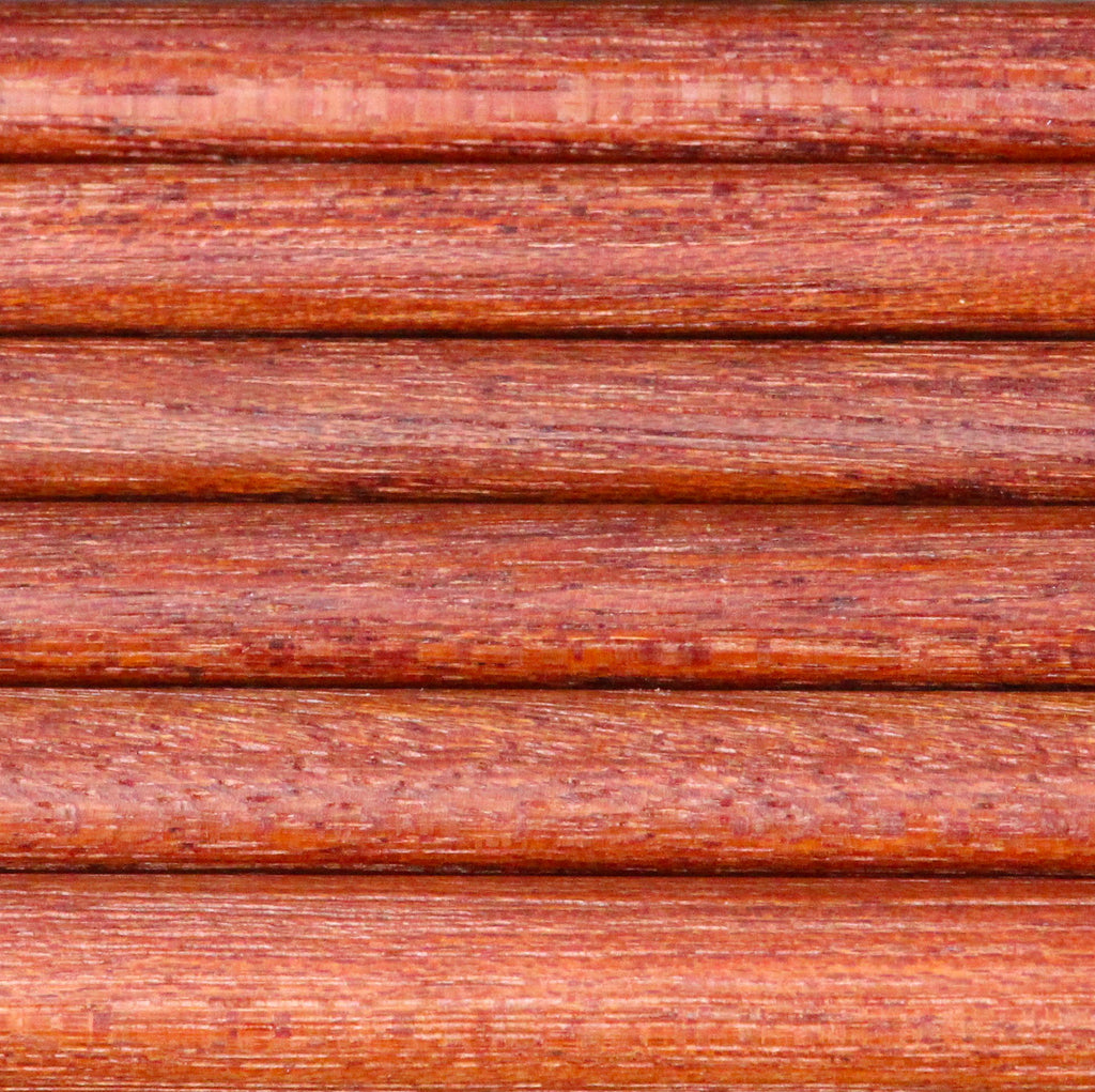 Red Balau - 6 Shafts - Hardwood Arrow Shafts - 9/32" Diameter - Spine 40-45# - 350-400 grains